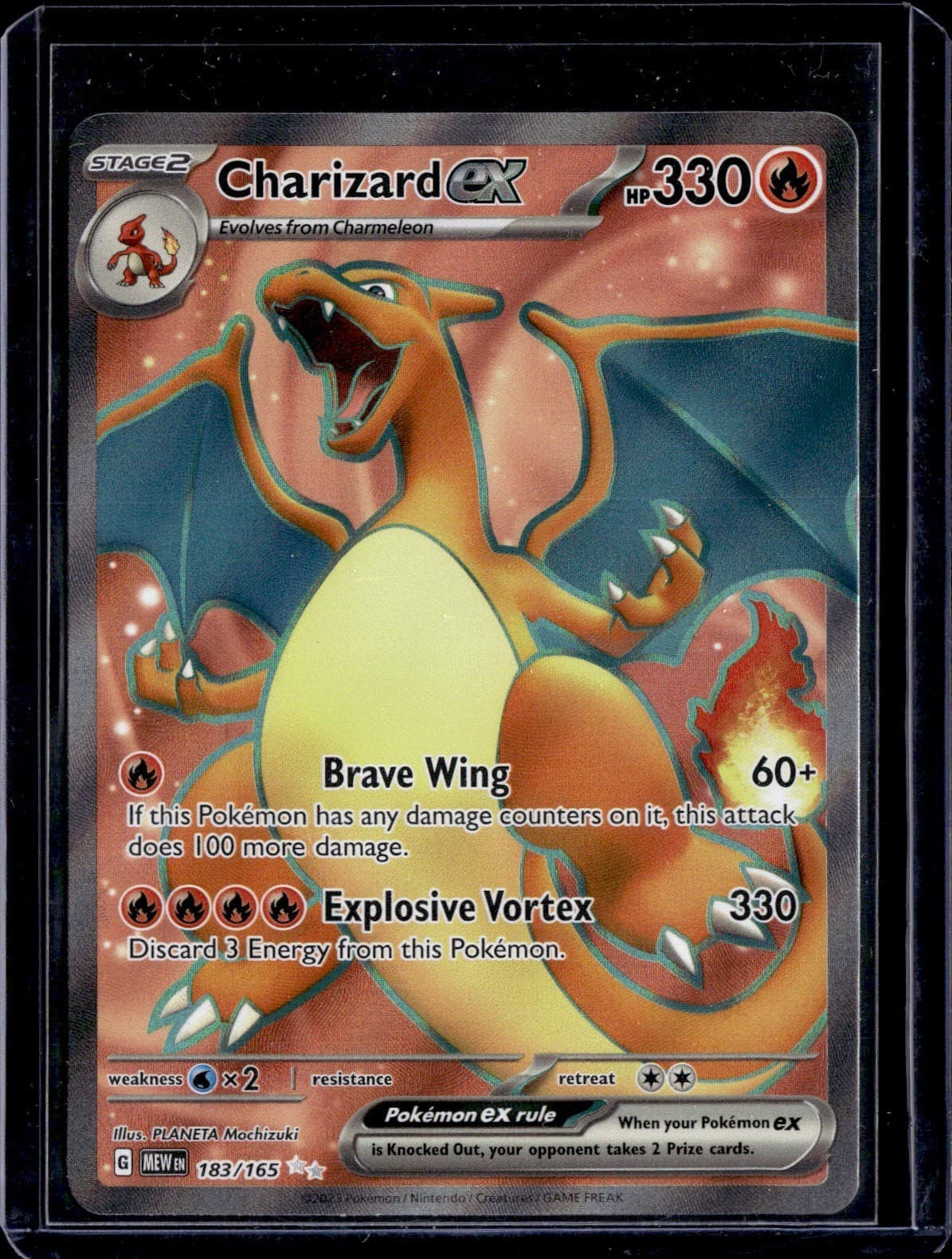 Pokemon Charizard ex #183/165 SV: Scarlet & Violet 151