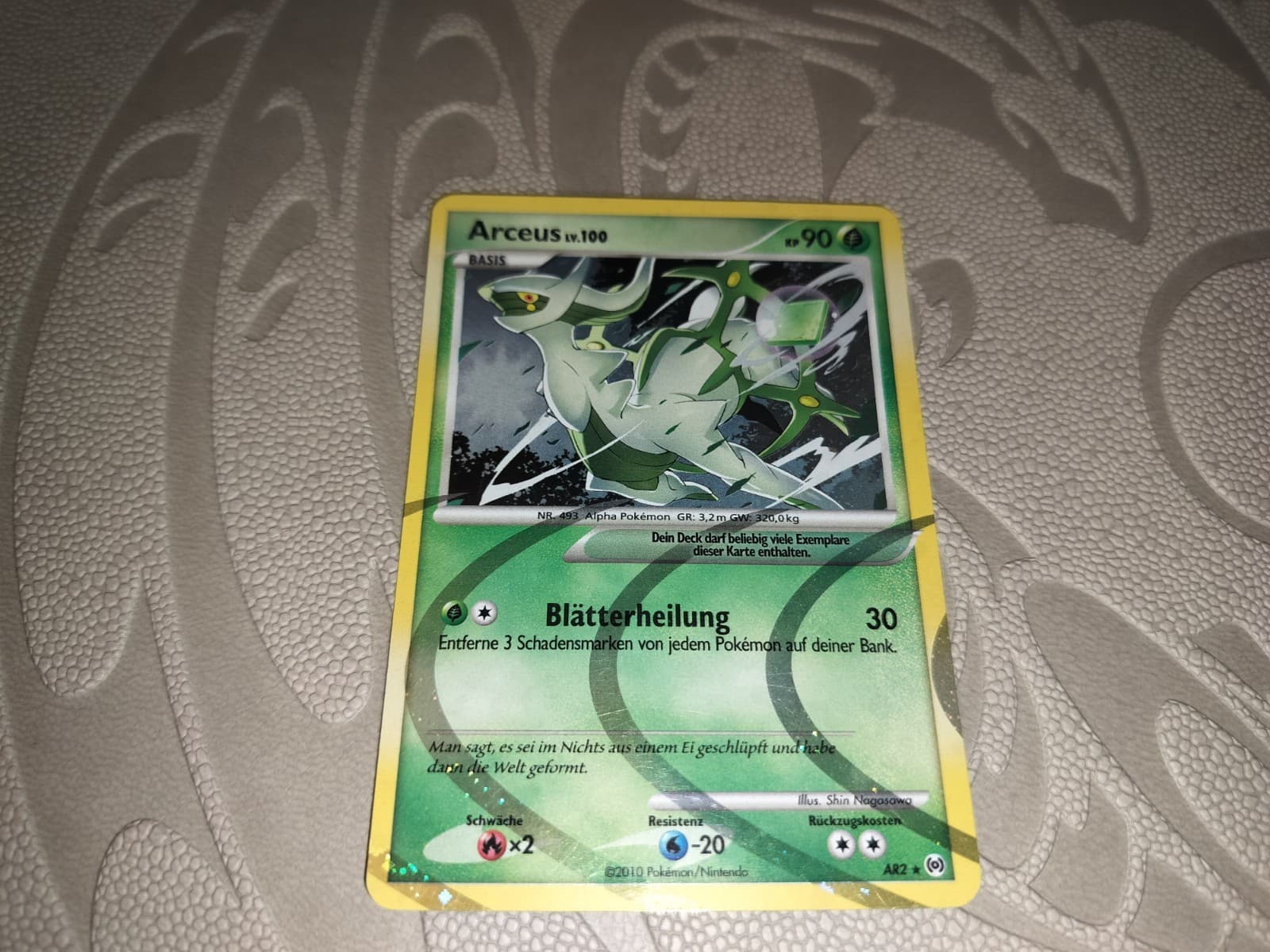 Pokemon Arceus Lv.100 Ar2 2010 Vintage Excellent