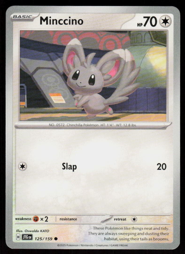 Minccino 125/159 Common Journey Together Pokemon Near Mint