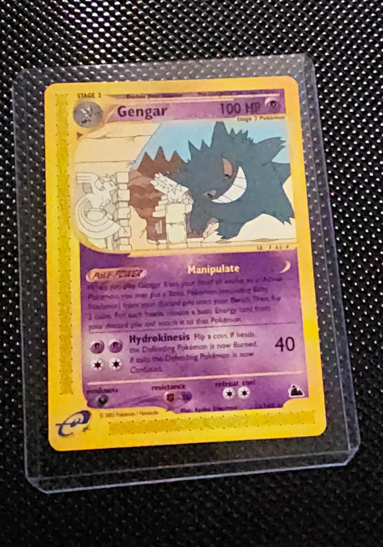 Pokemon TCG Gengar 13/165 Expedition Non-Holo Rare E-Reader 100 HP Stage 2 ENG