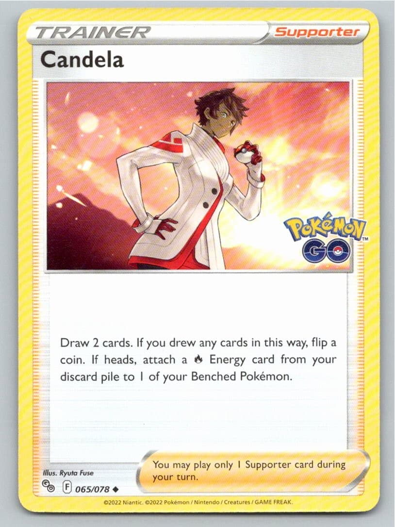 2022 POKEMON CANDELA POKEMON GO 065/078 UC NM A82856 FREE S&H