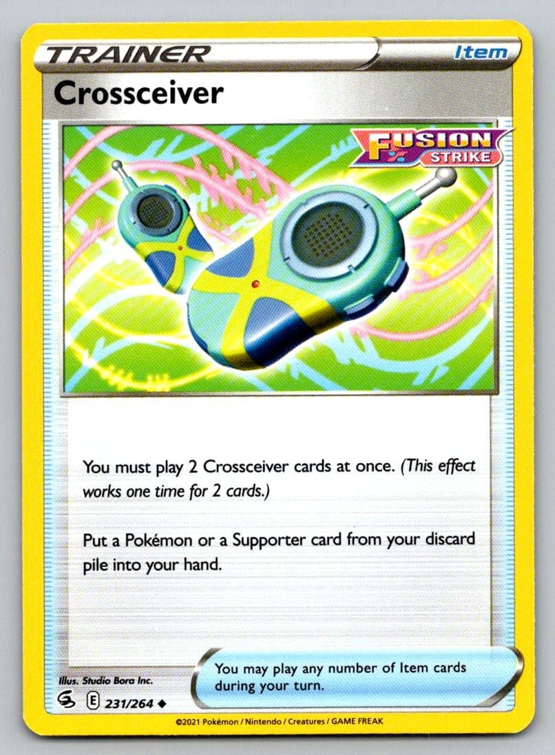 Crossceiver 231/264 Uncommon Fusion Strike Pokemon Near Mint