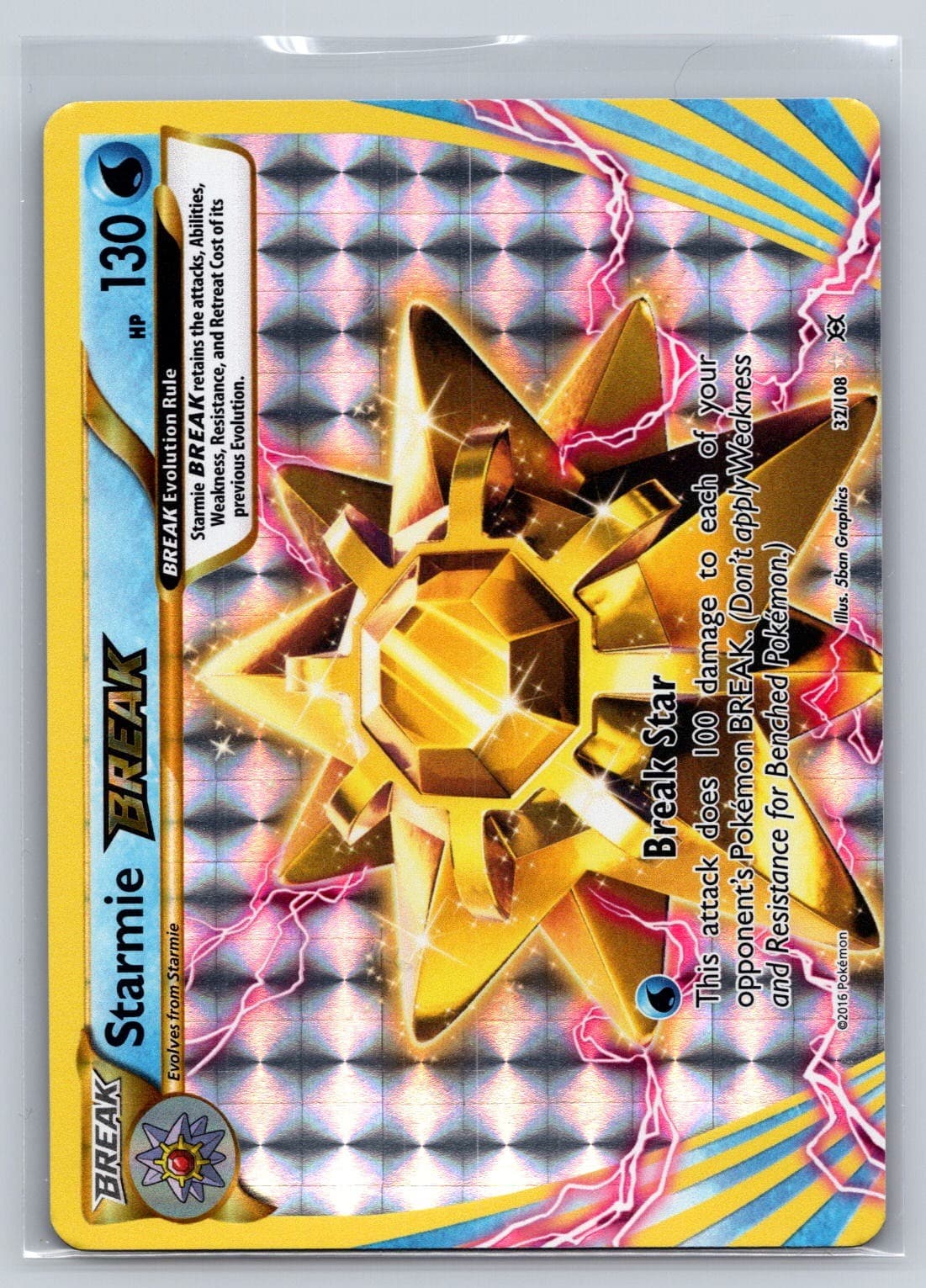 Starmie BREAK Holo Rare BREAK XY - Evolutions 32/108 NM