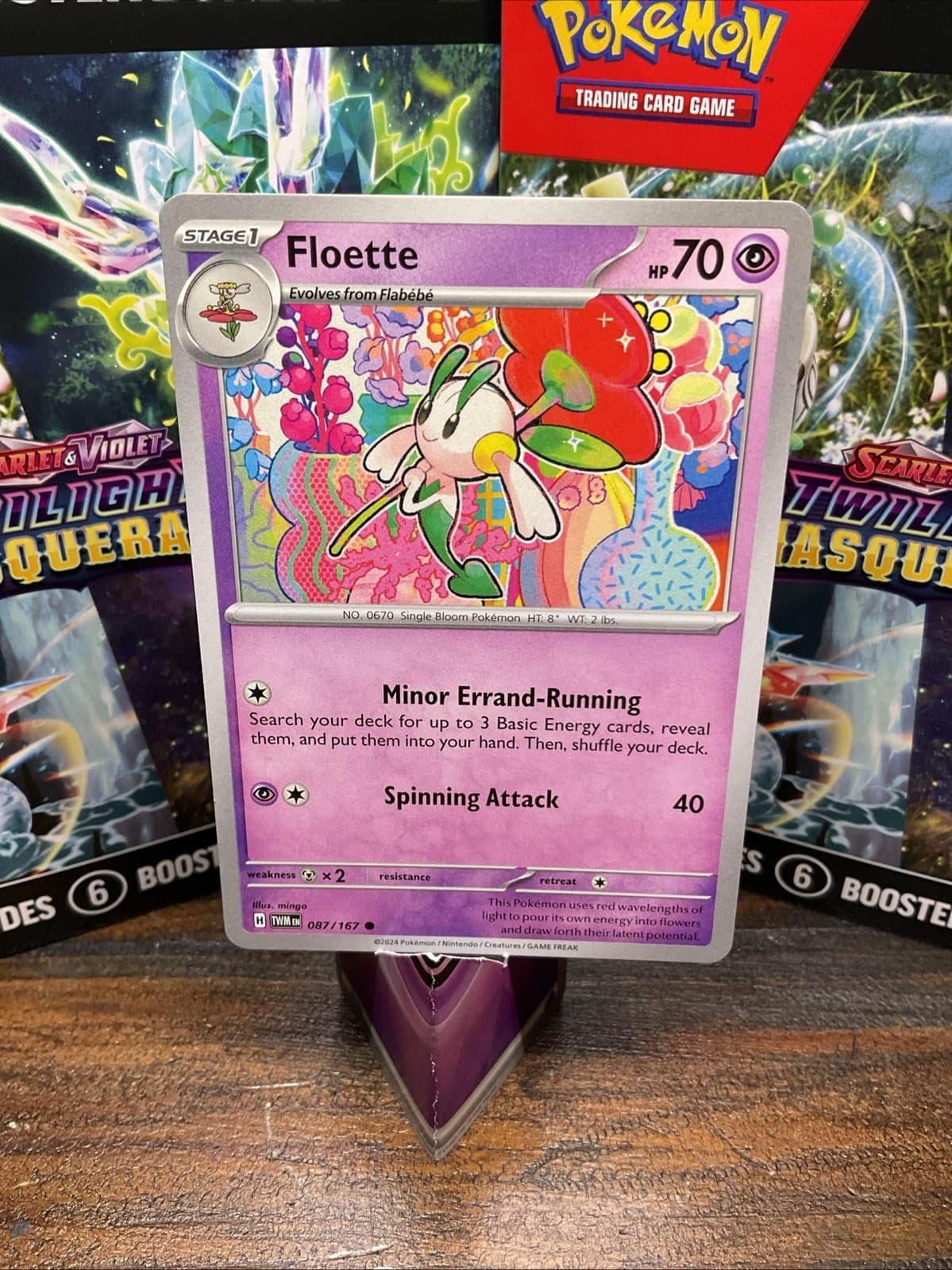 Pokemon TCG - Floette 87/167 - Twilight Masquerade 2024
