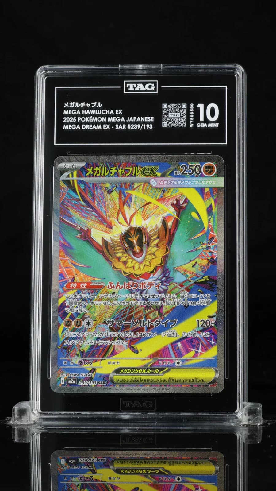 Pokémon MEGA Japanese メガルチャブル Mega Hawlucha ex #239/193 TAG 10
