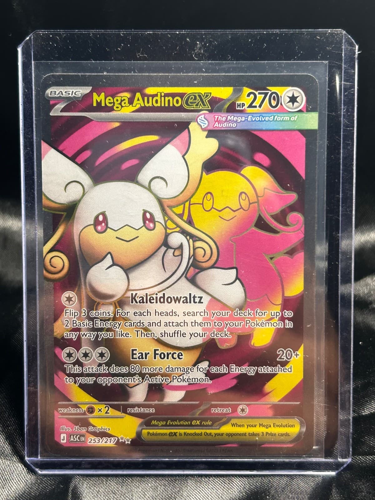 Mega Audino Ex #253 Pokemon Ascended Heroes