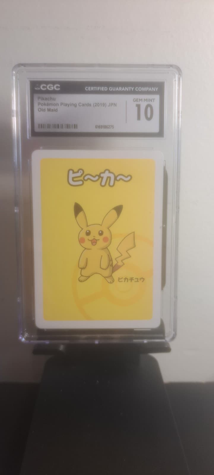 CGC 10 GEM MINT Pikachu Old Maid 2019 Japanese Pokemon Card