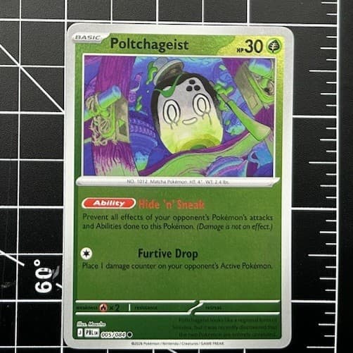 Poltchageist 5/84 Pitch Black Pokemon TCG Card Grass Single