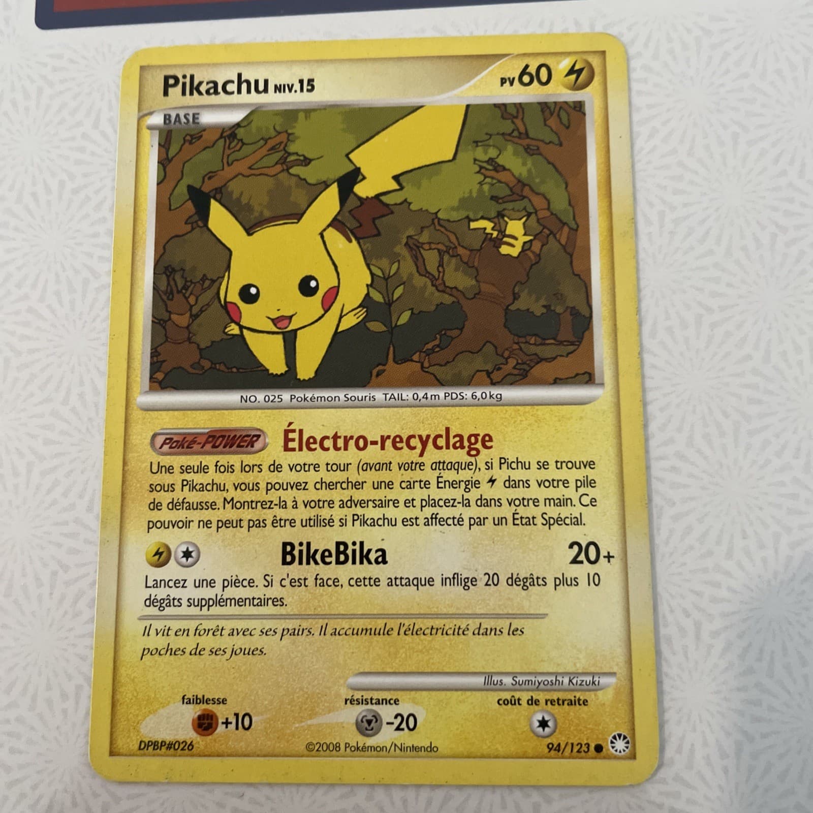 Pikachu 94/123 trésors mystérieux
