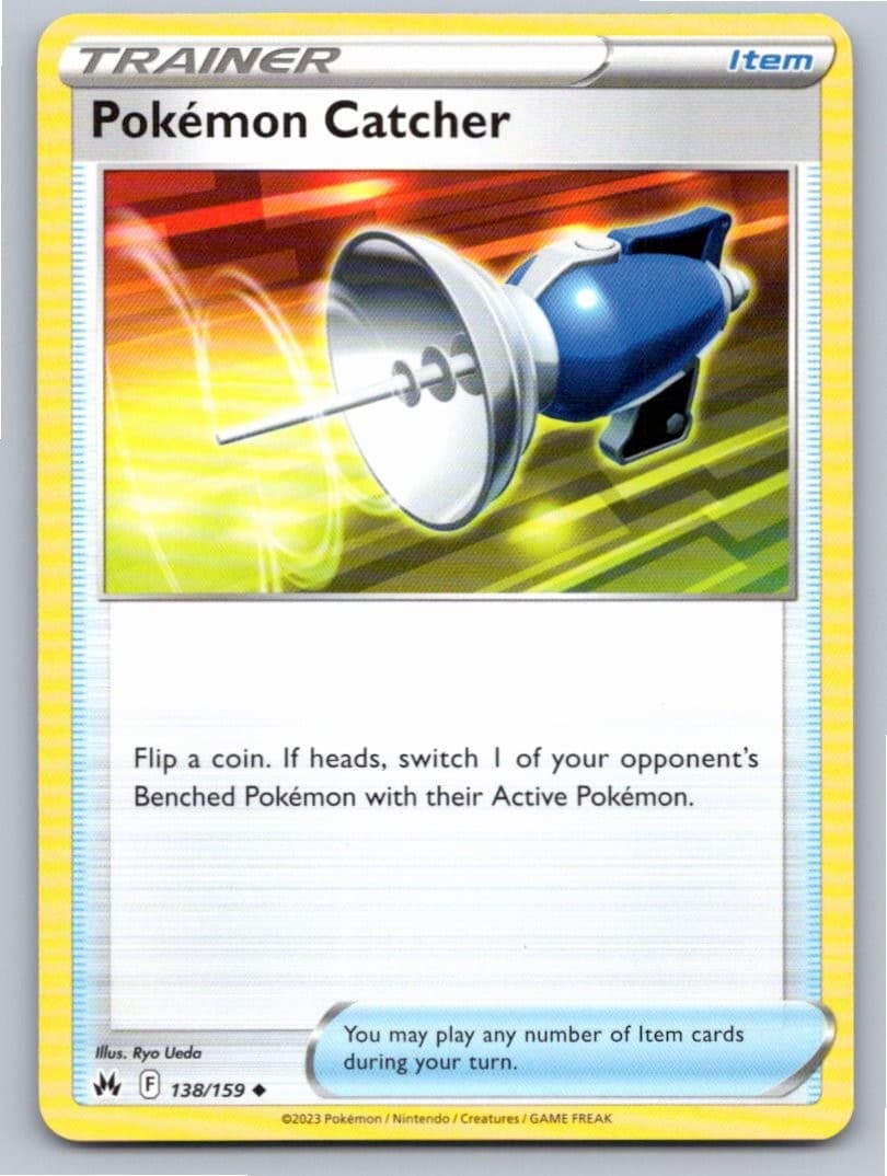 2023 POKEMON POKEMON CATCHER CROWN ZENITH 138/159 UNCOMMON NM A15940 FREE S&H