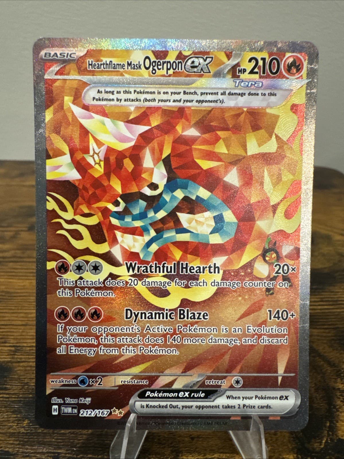 Hearthflame Mask Ogerpon ex 212/167 Sv06: Twilight Masquerade SIR