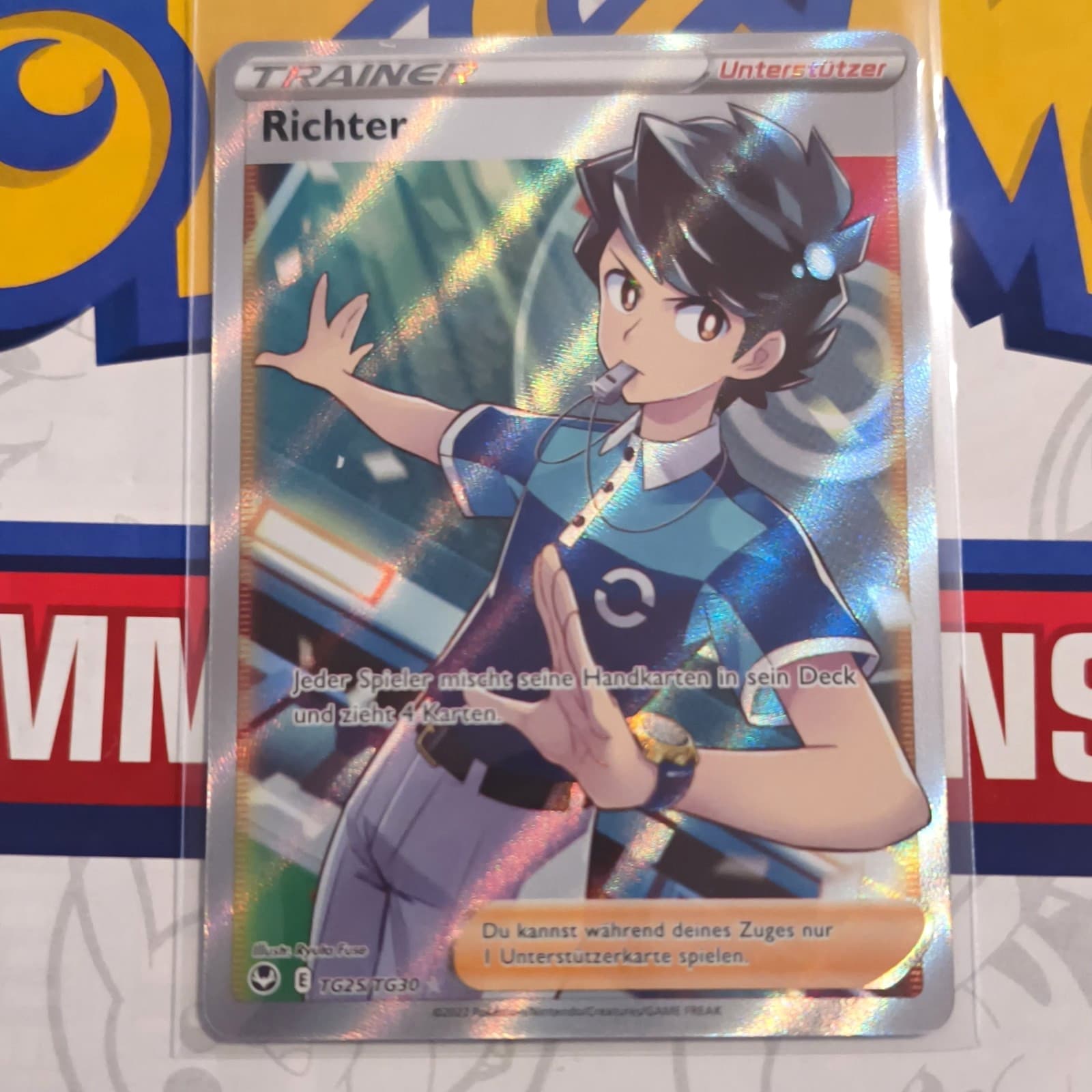 TCG Pokémon TCG Richter Holo Full Art TG25/TG30 Deutsch NM