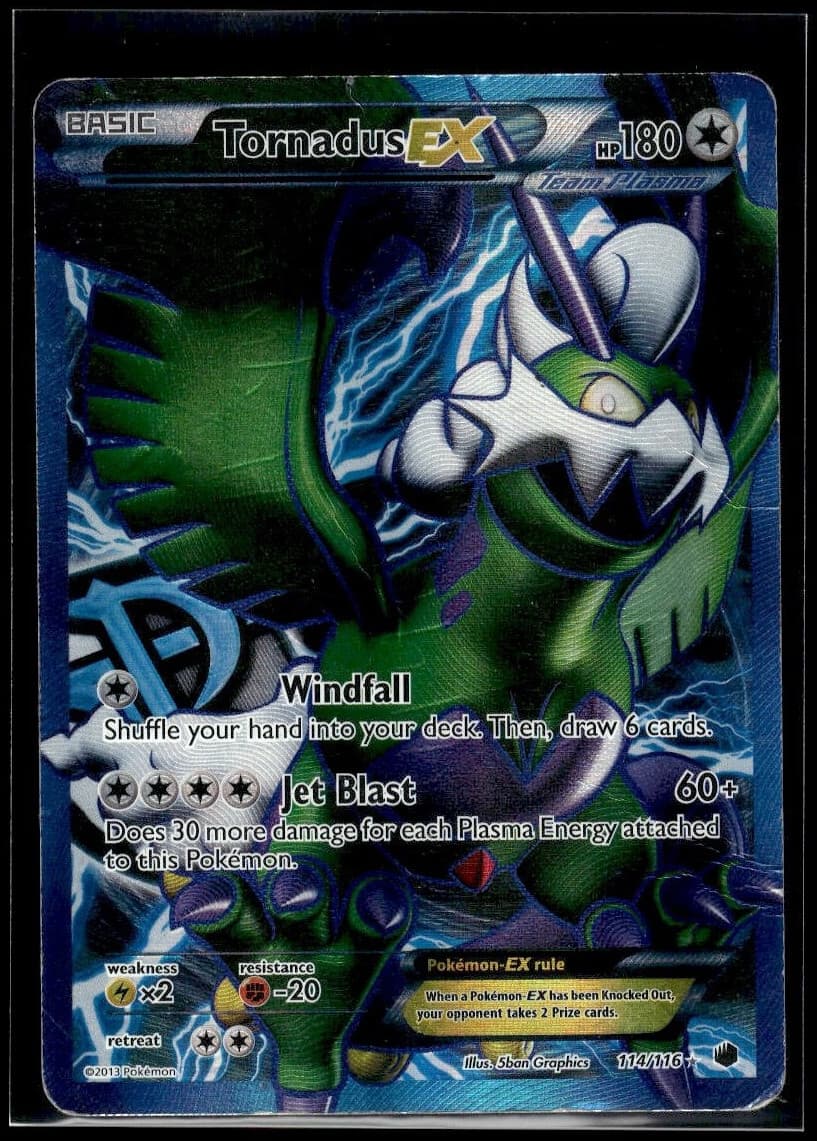 Pokemon Tornadus-Ex Holofoil 114 Plasma Freeze Rare Ultra