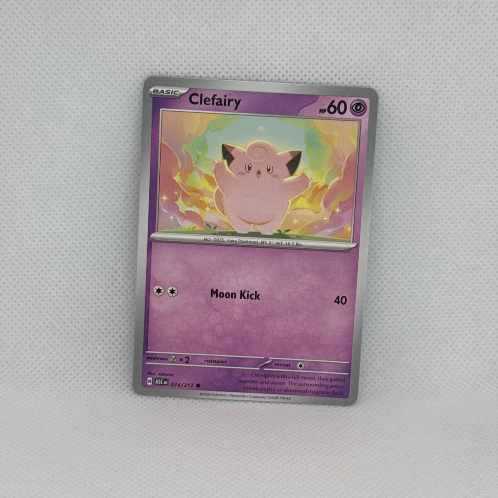 Clefairy - 2026 Pokemon Ascended Heroes 74/217