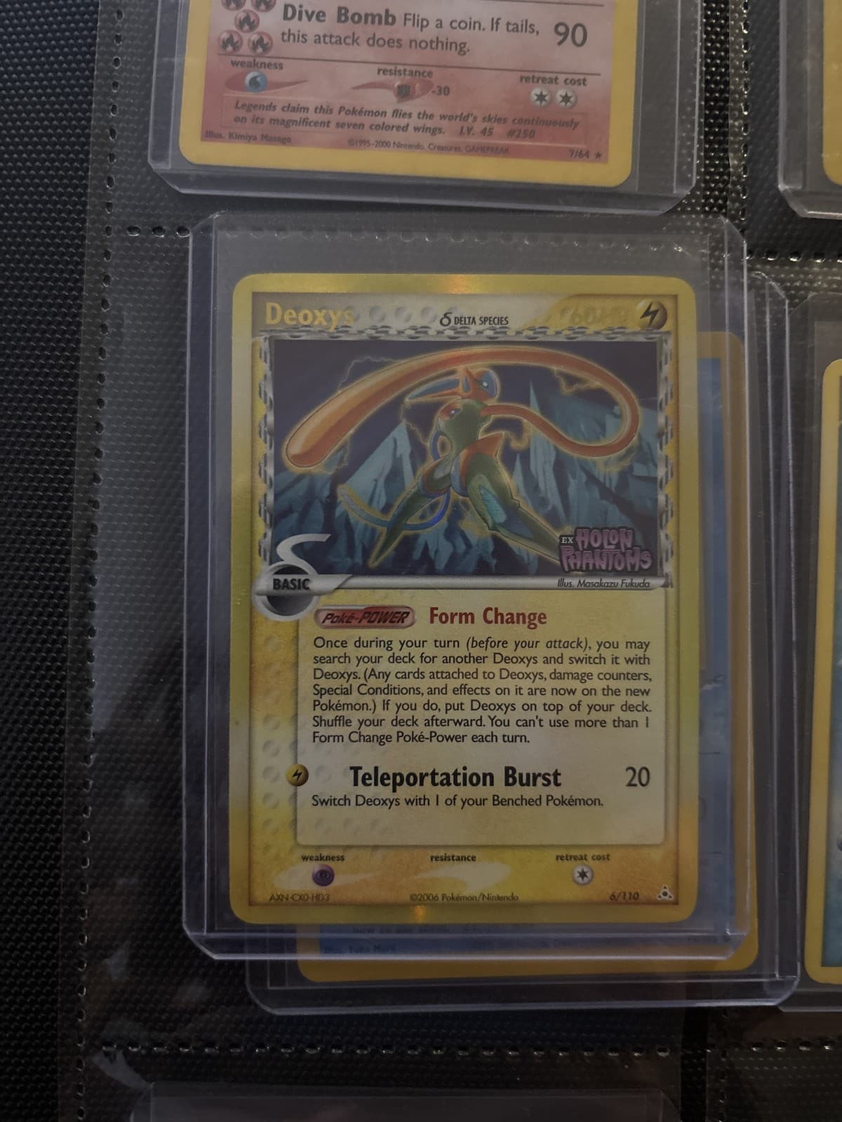 Deoxys (Delta Species 6 - Holon Phantoms Pokemon 2006