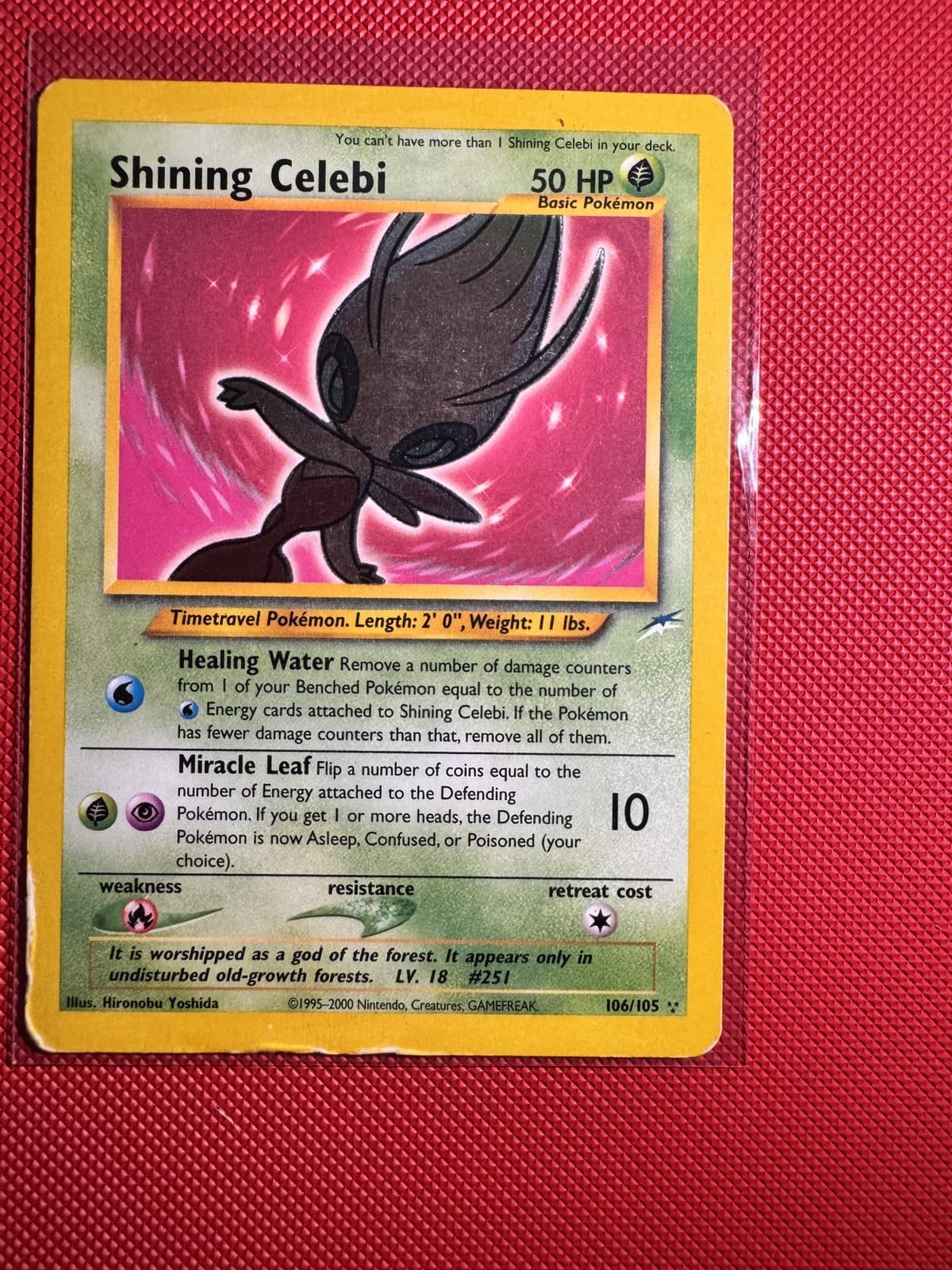 Shining Celebi 106/105 Neo Destiny Holo