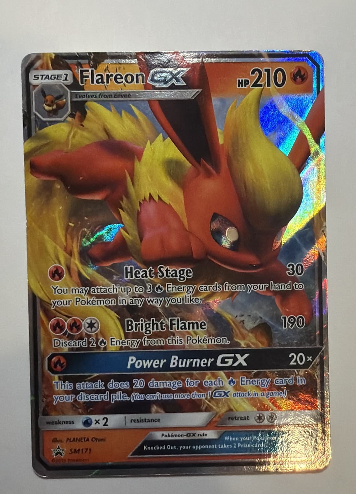 Flareon GX SM171 Sm Holo