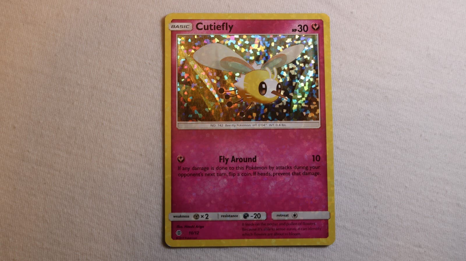 Pokemon TCG Cutiefly 10/12 McDonald's Holo 2017