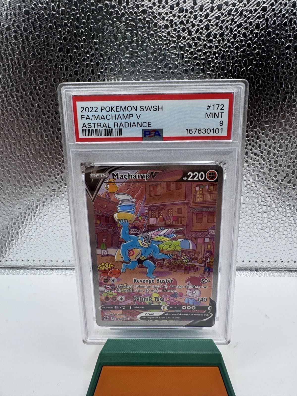 PSA 9 Machamp V (Alternate Full Art) 172/189 Swsh10: Astral Radiance Holo