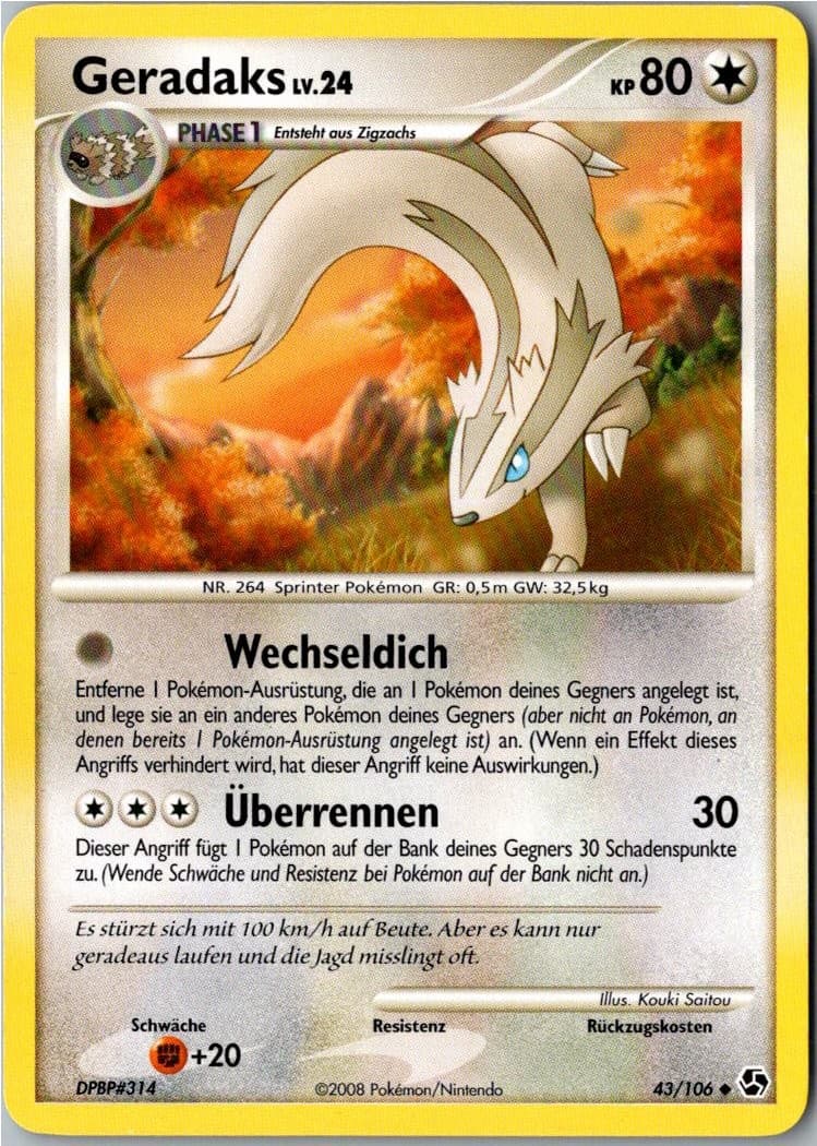 Pokemon Geradaks 43/106 Epische Begegnungen Deutsch