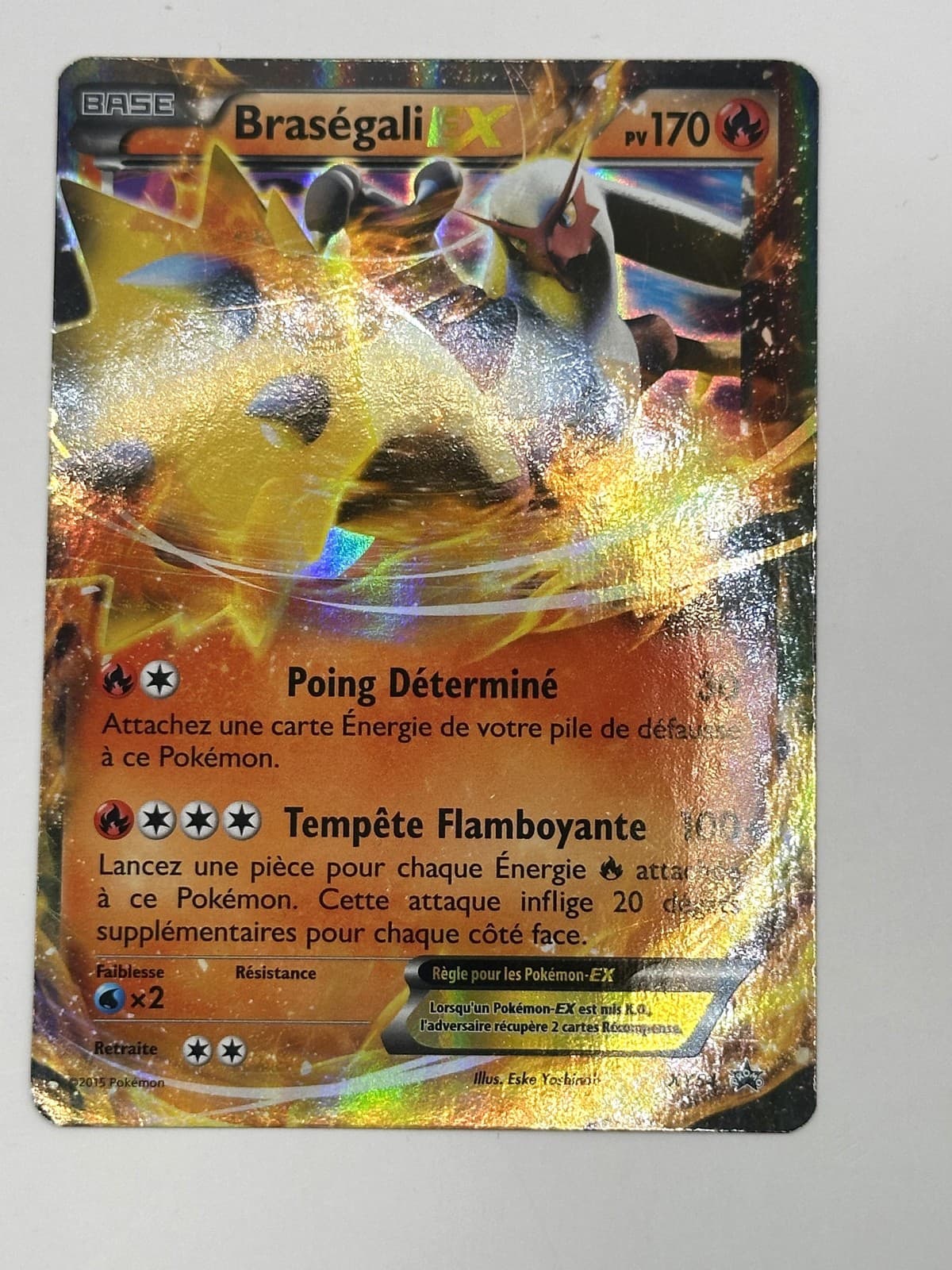 Carte Pokémon Braségali Ex Promo XY54 BLACKSTAR