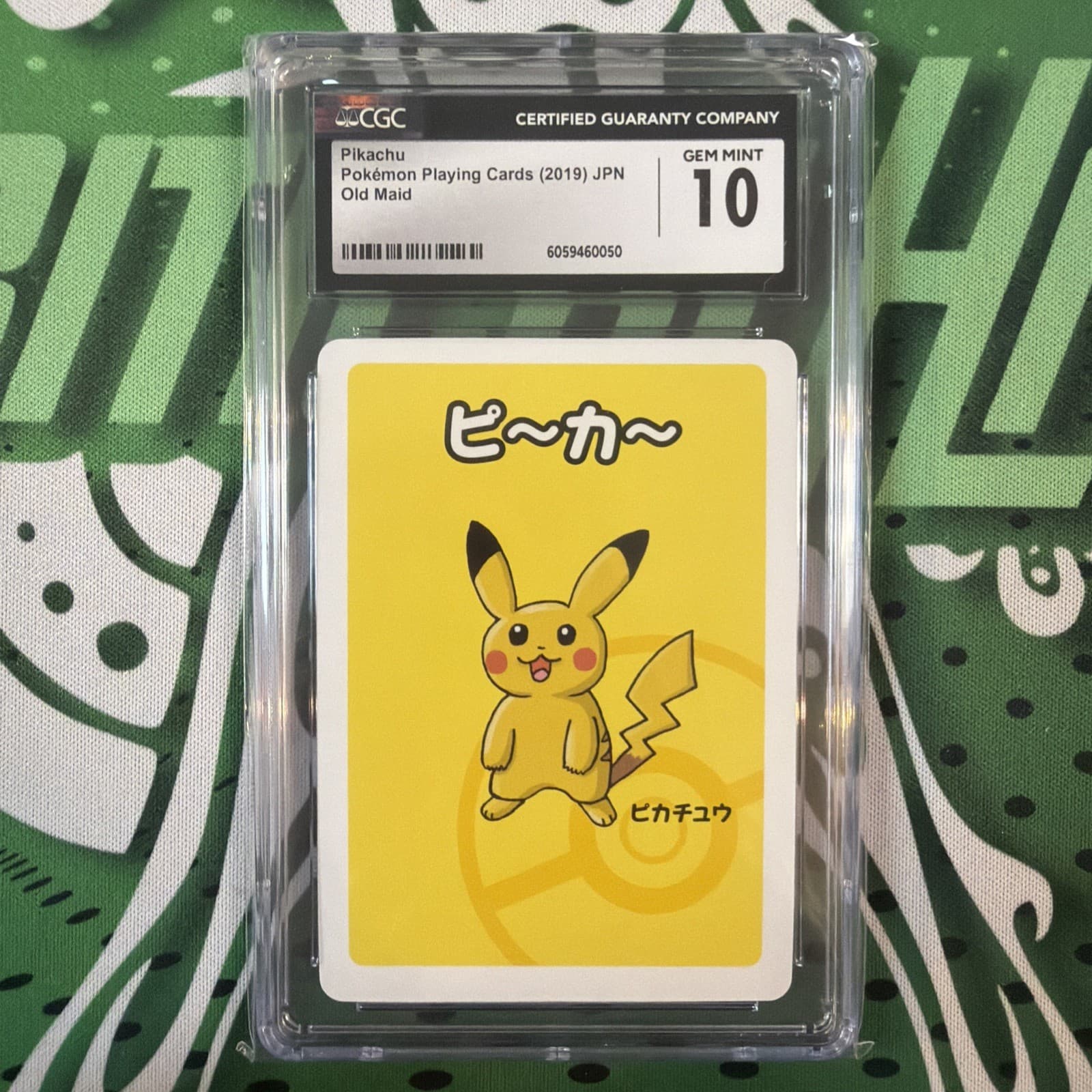 Pokemon Pikachu Old Maid - CGC 10 - Gem Mint - 2019 - JP