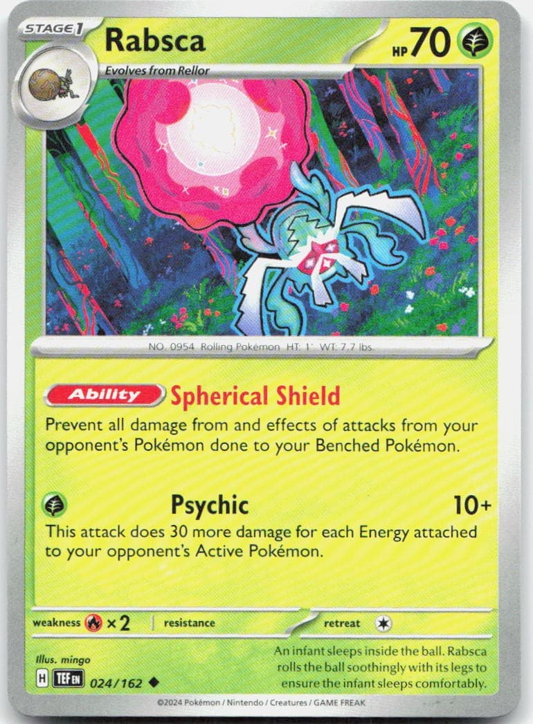 Rabsca 024/162 SV05 Temporal Forces U NM Pokémon — English