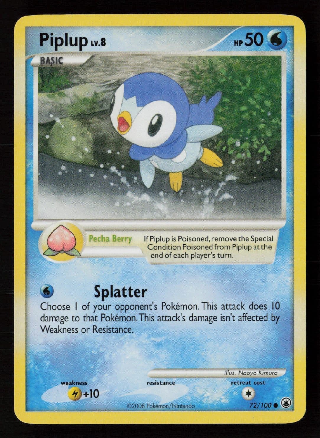 Piplup (72) Majestic Dawn 72/100 LP Pokemon