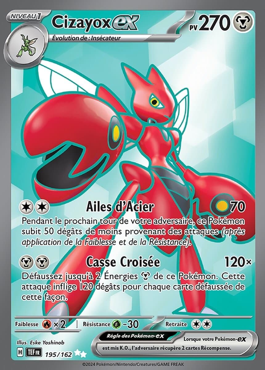Cizayox ex (TEF 195/162) - Forces Temporelles - Carte Pokémon EV05