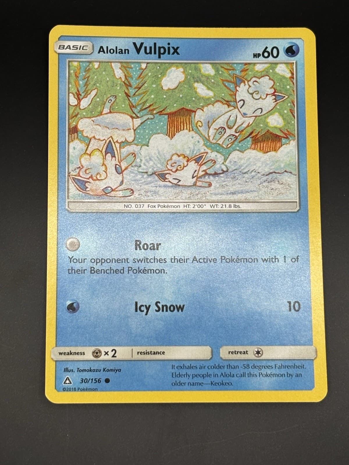 Alolan Vulpix 30/156 Sm-Ultra Prism Regular