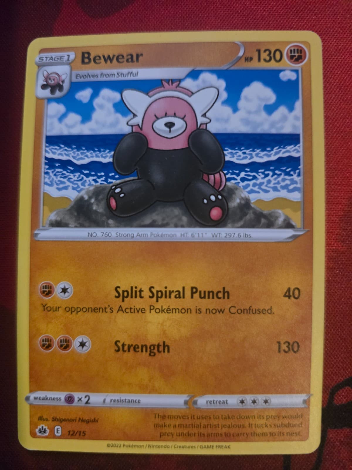 Bewear - 12/15 McDonald's Promos 2022 NM
