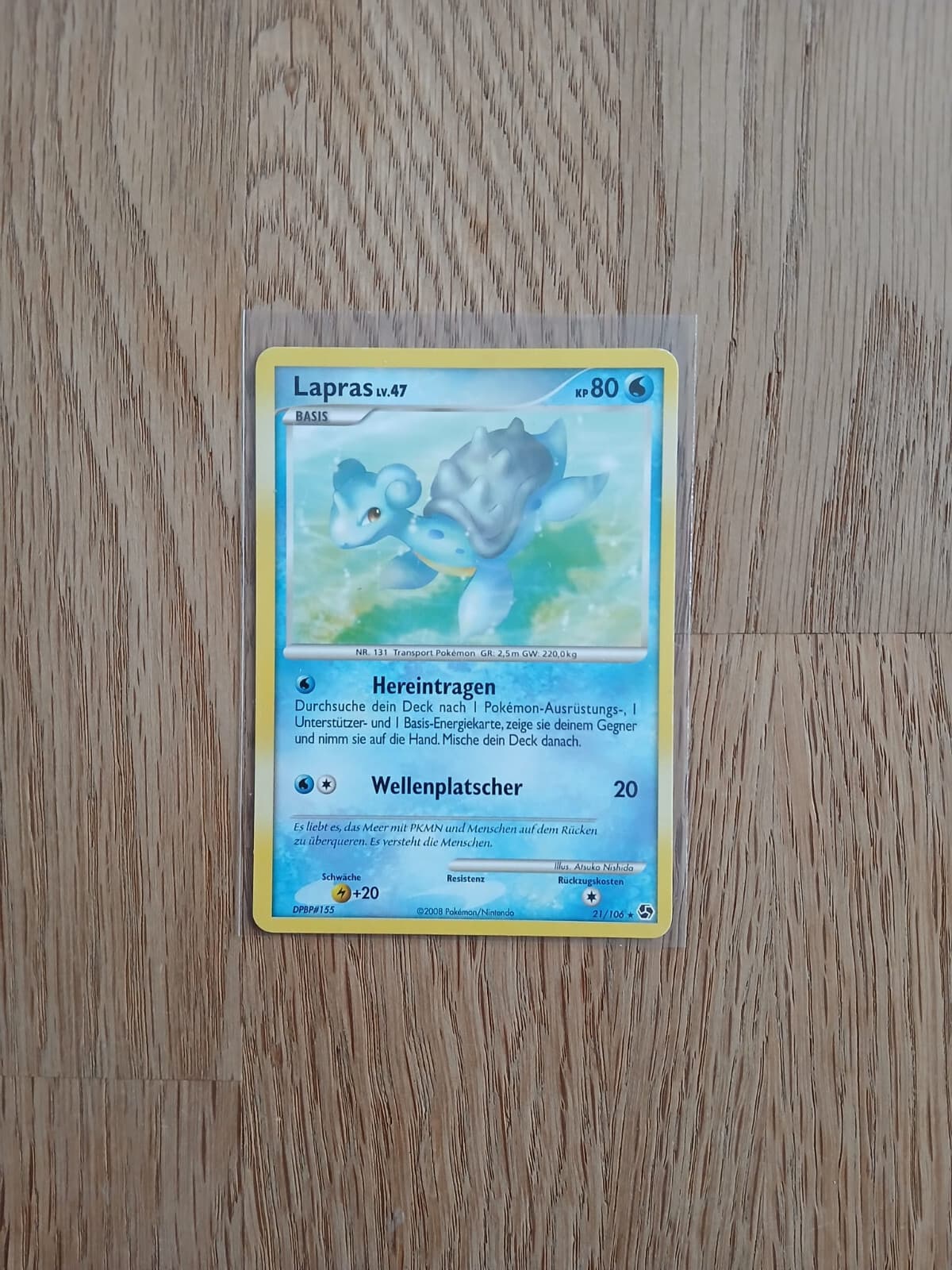 Pokemon Karte Epische Begegnungen Lapras (21/106) Near Mint Deutsch