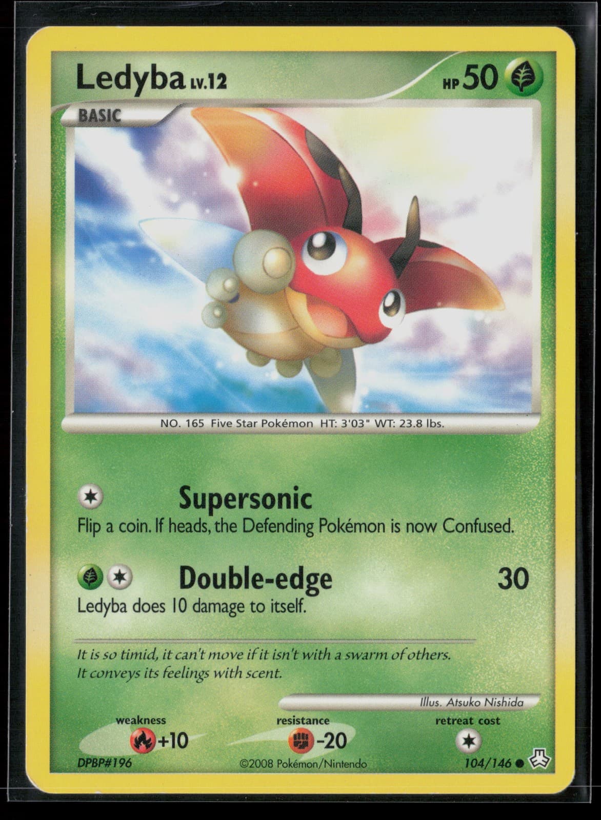 Ledyba #104/146 Legends Awakened Common Pokemon TCG HP