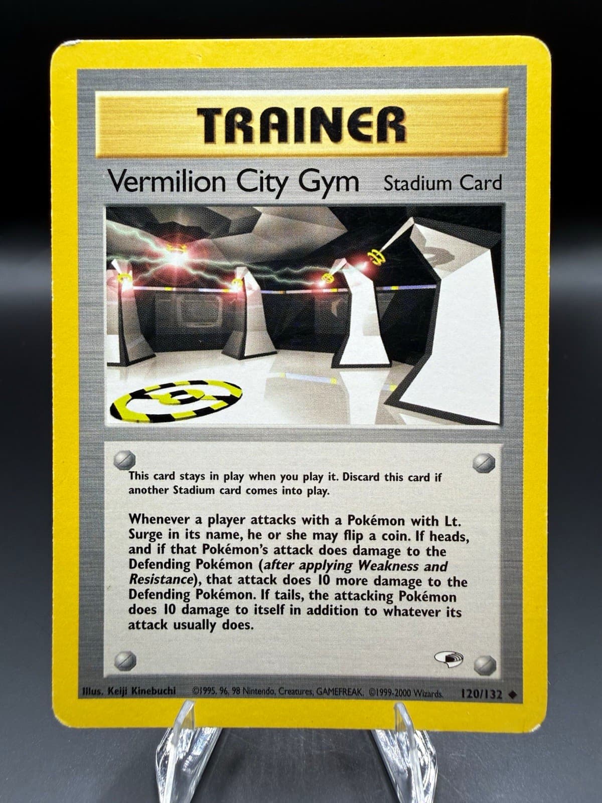 Pokémon TCG- Vermilion City Gym 120/132 Gym Heroes 2000, Uncommon