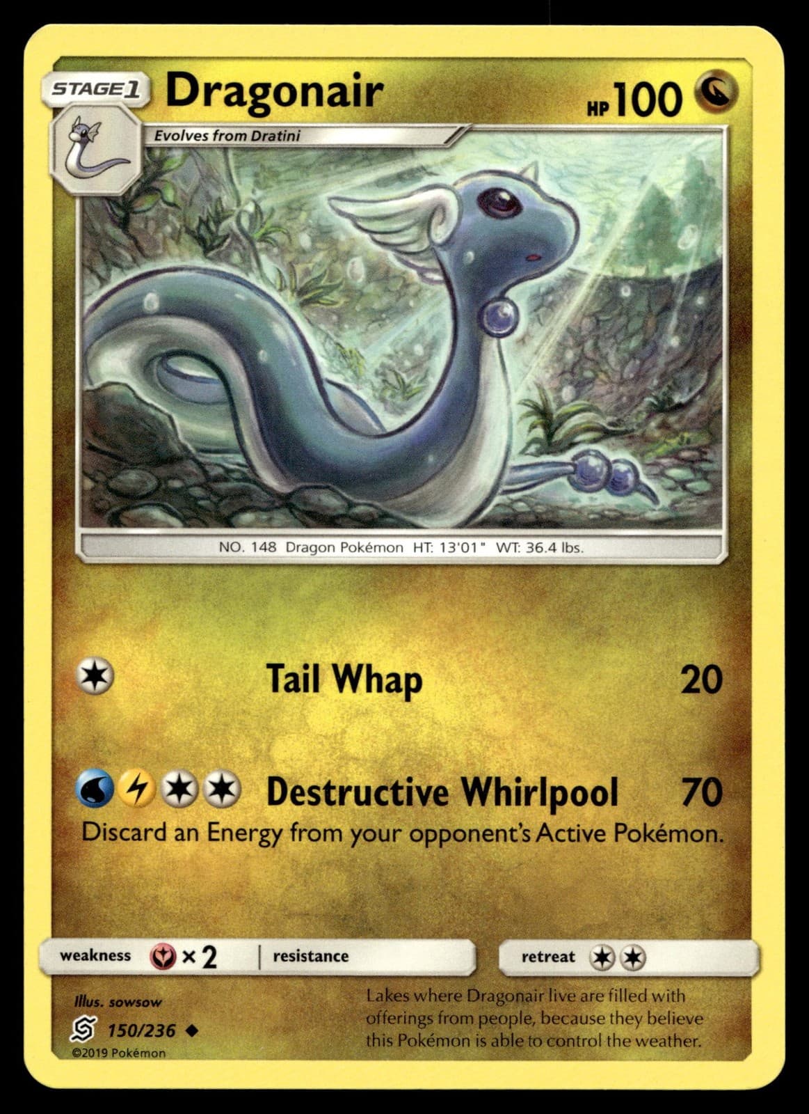 Dragonair (150) Pokemon SM - Unified Minds 150/236 LP