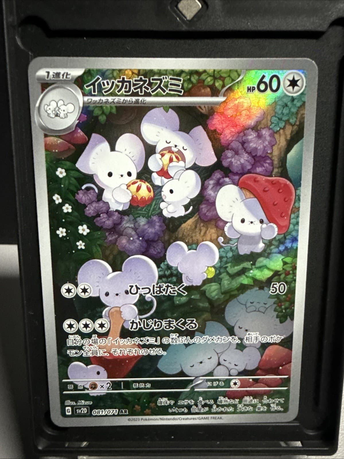 Pokemon Maushold AR 081/071 SV2D Clay Burst Japanese Pokemon Card NM