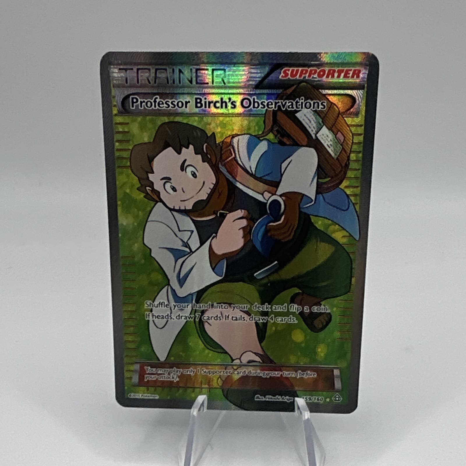 Professor Birch's Observations (159 Full Art) 159/160 XY - Primal Clash Holo