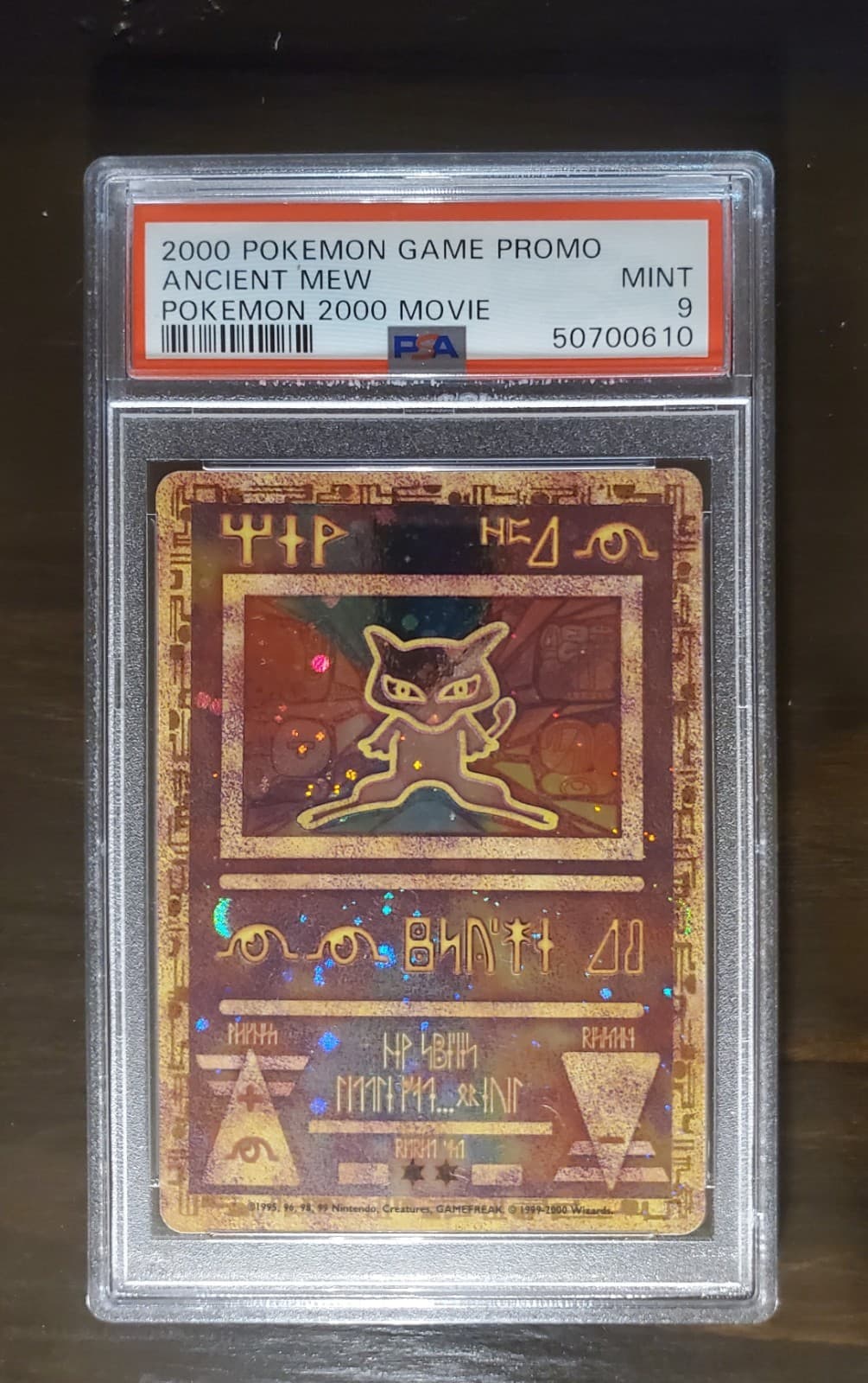 2000 POKEMON GAME MOVIE POKEMON 2000 MOVIE ANCIENT MEW PSA 9