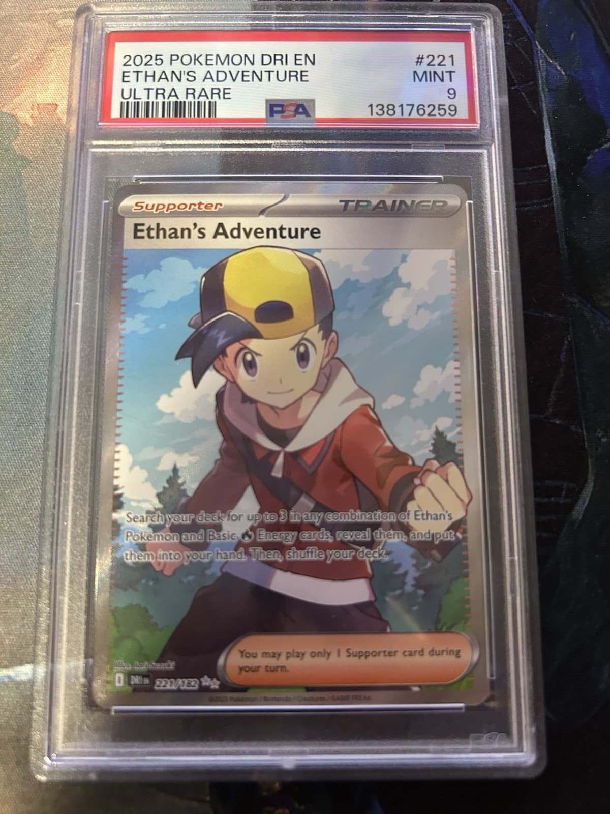 Ethan's Adventure 236/182 Sv10: Destined Rivals Holo PSA 9