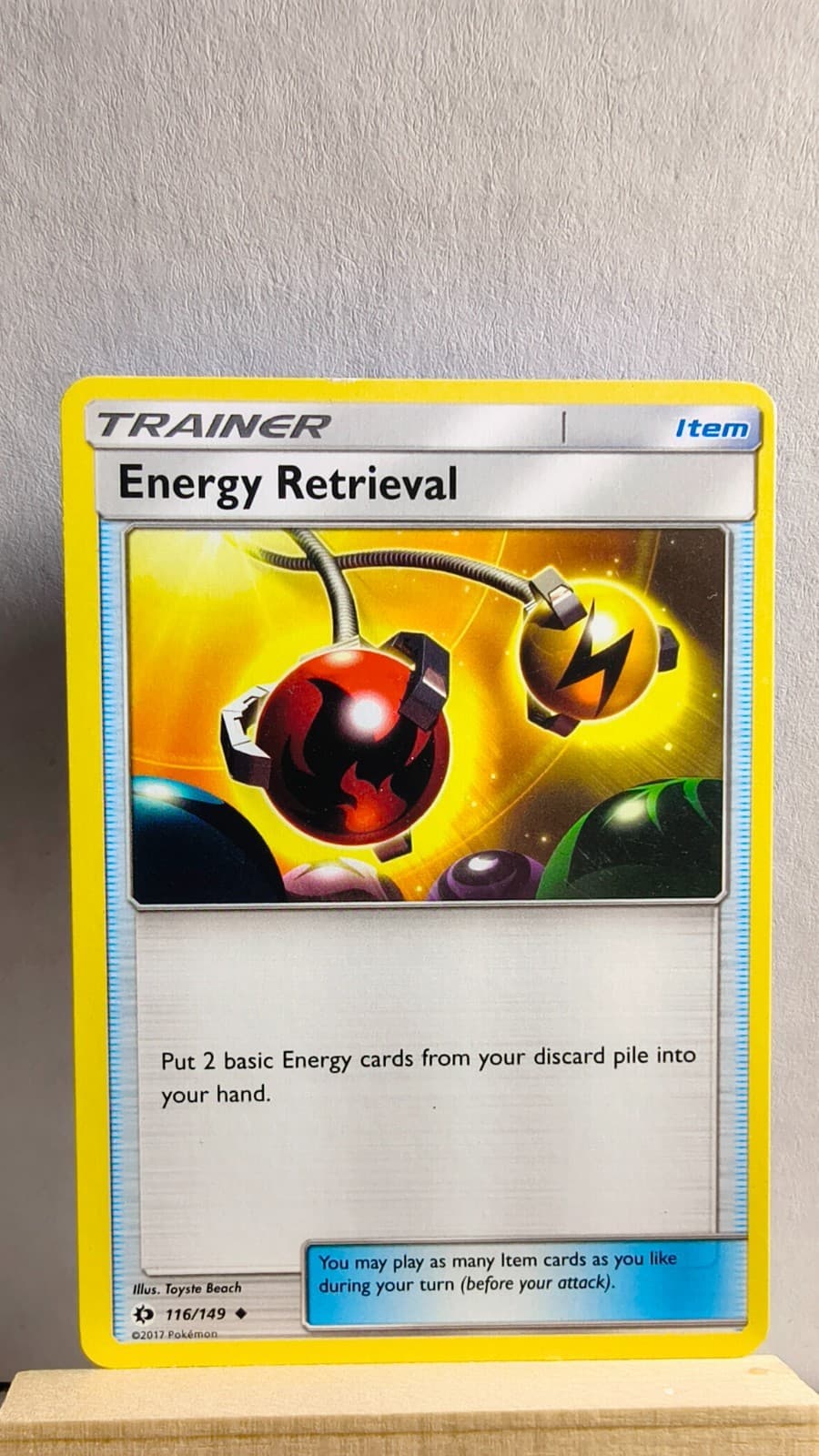 Energy Retrieval [LP] - Pokemon TCG Sun and Moon Base Set 116/149 [Uncommon]