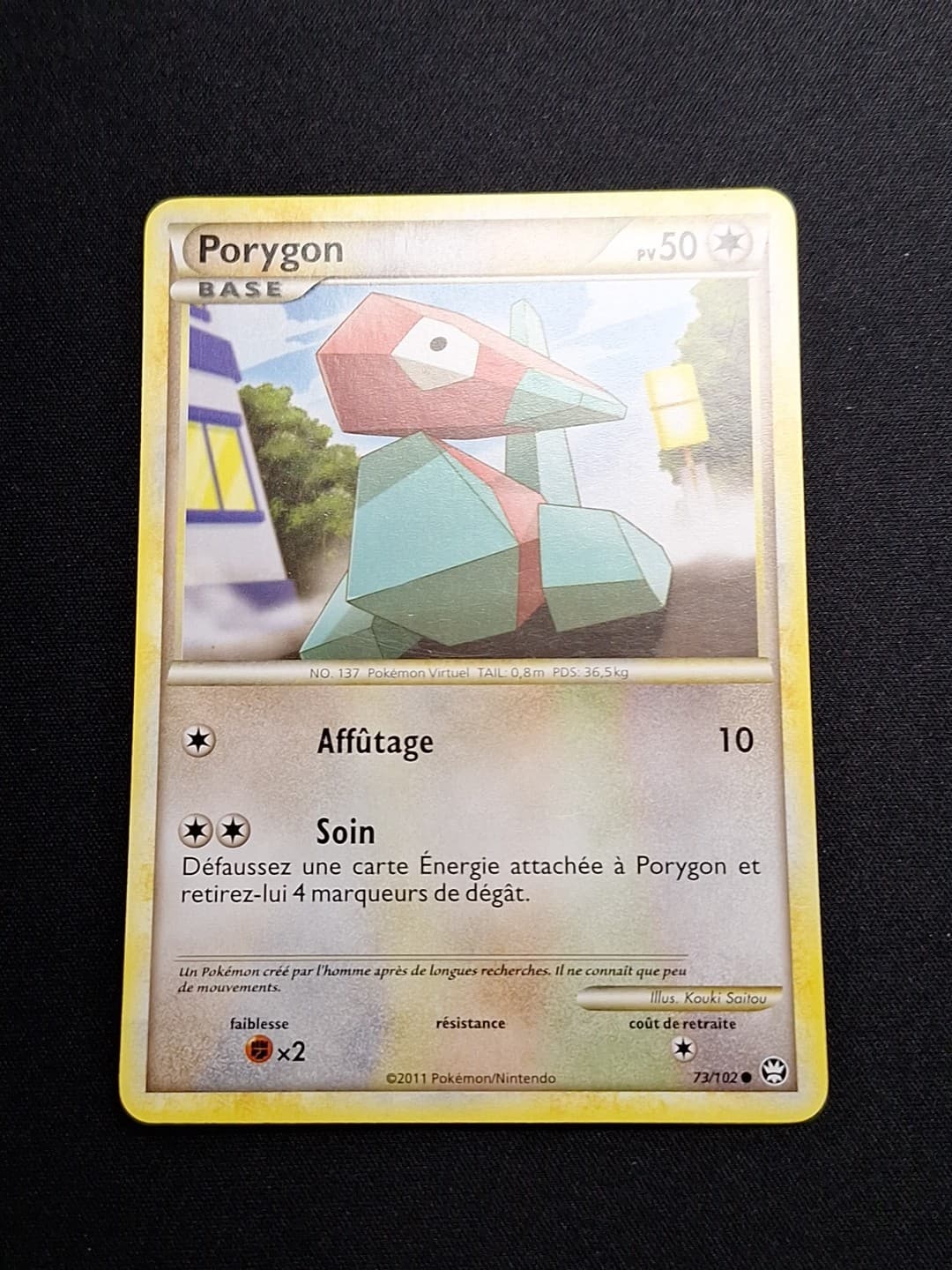 Porygon 73/102 HGSS Triomphe Carte Pokémon FR