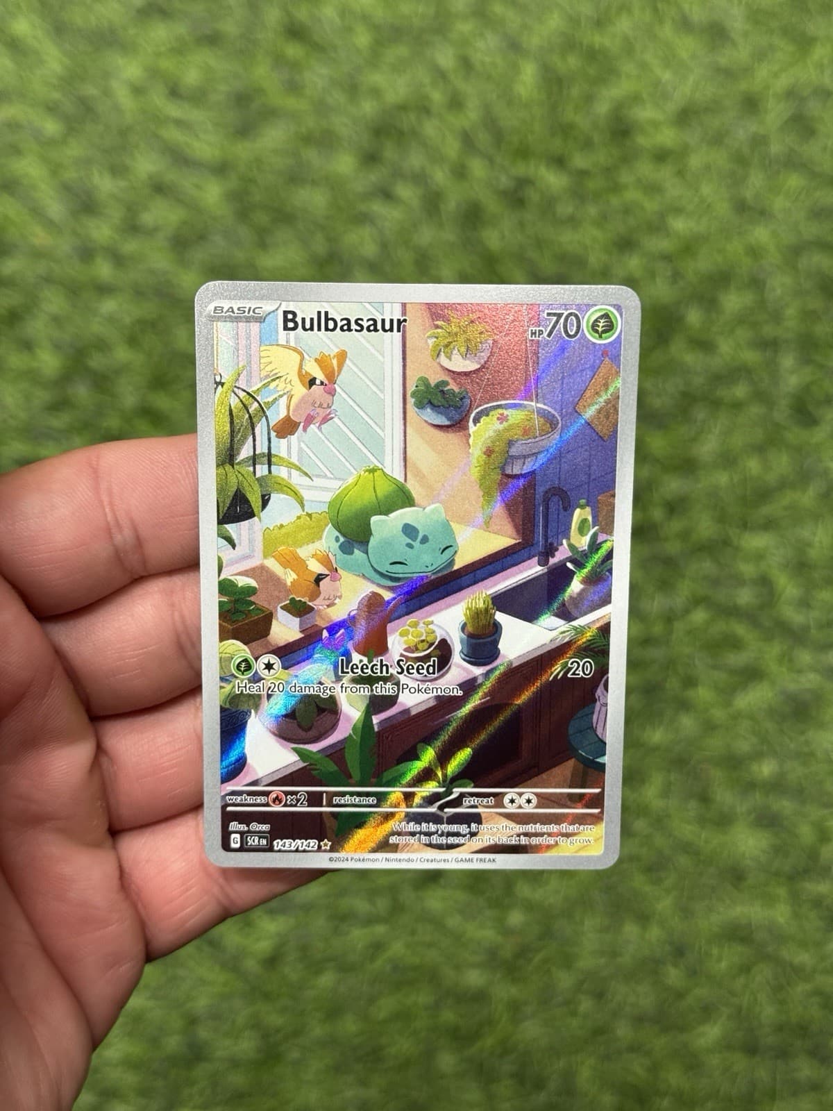 Bulbasaur 143/142 Sv07: Stellar Crown Pokemon