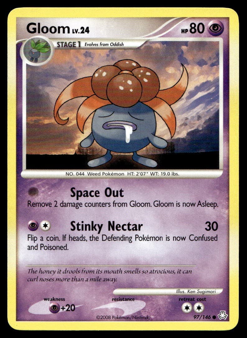 Gloom 97/146 Common Legends Awakened Pokemon Lightly Played