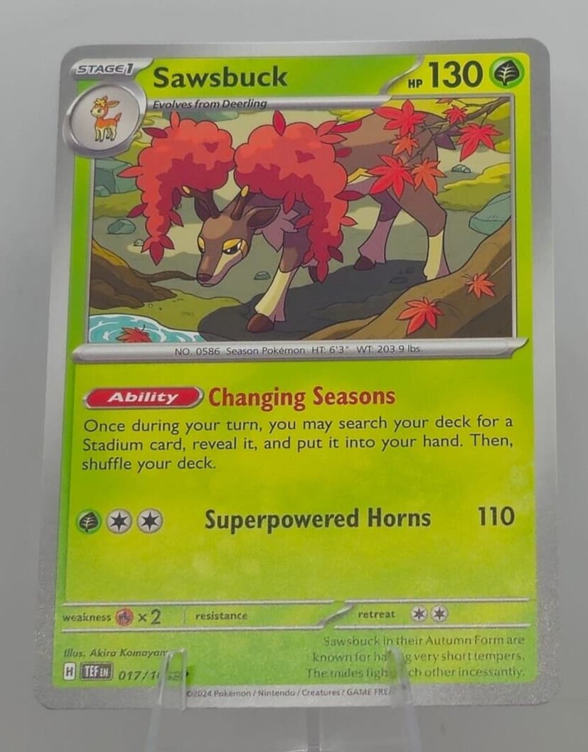 Sawsbuck - TEF - SV05: Temporal Forces - 17/162 - Pokemon