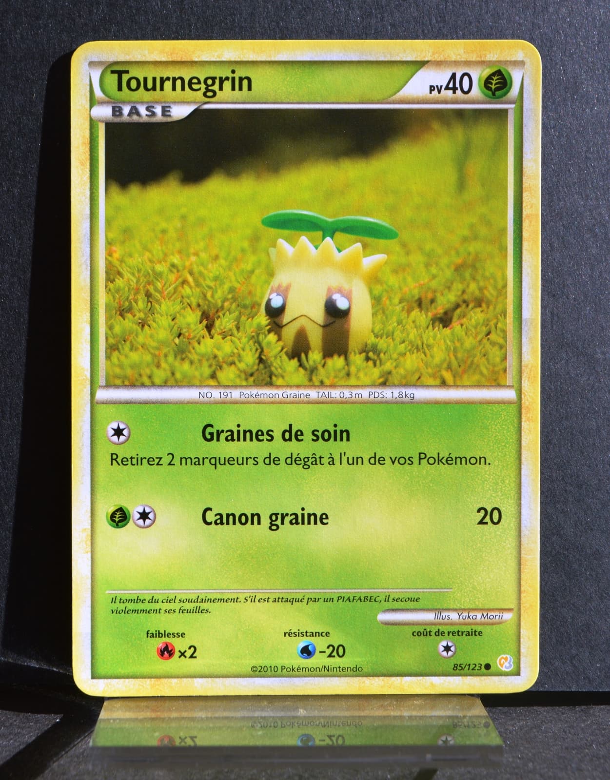 carte Pokémon 85/123 Tournegrin 40 PV HeartGold SoulSilver NEUF FR