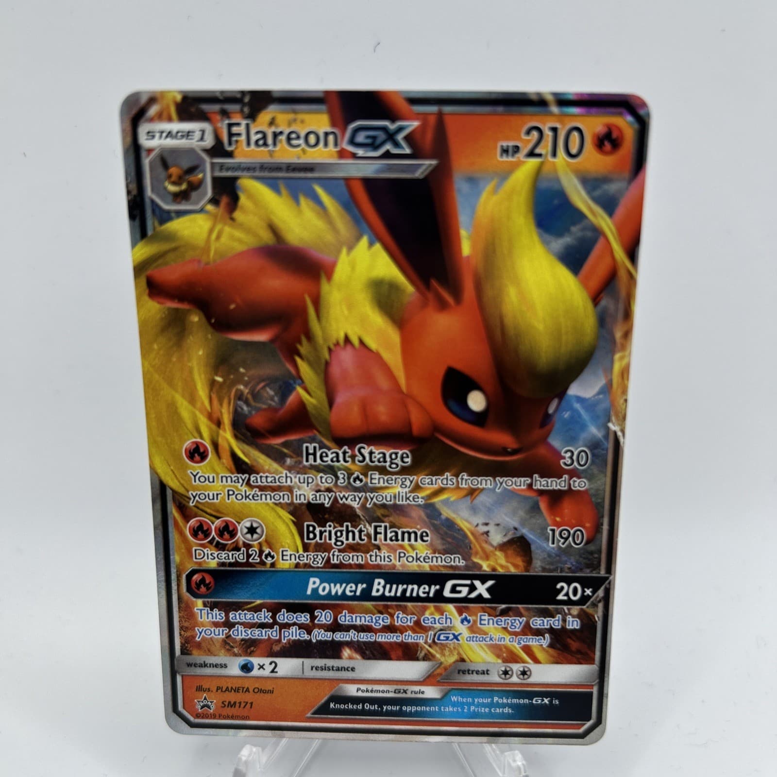 Pokemon SM Promos #SM171 Flareon GX