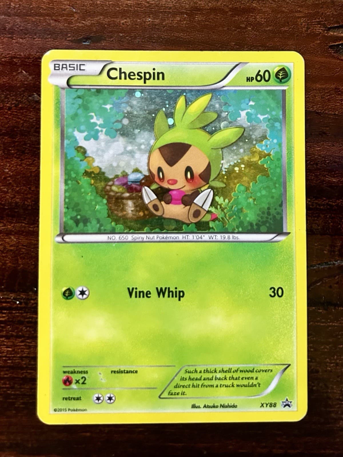 Pokemon TCG Chespin XY88 Promo Holo XY 2015 Basic 60 HP English