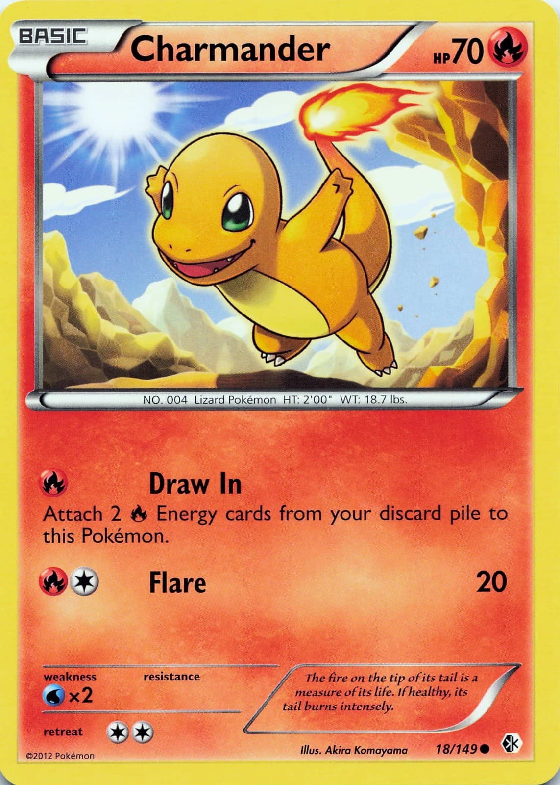 Pokémon TCG Charmander #18/149 Boundaries Crossed NM