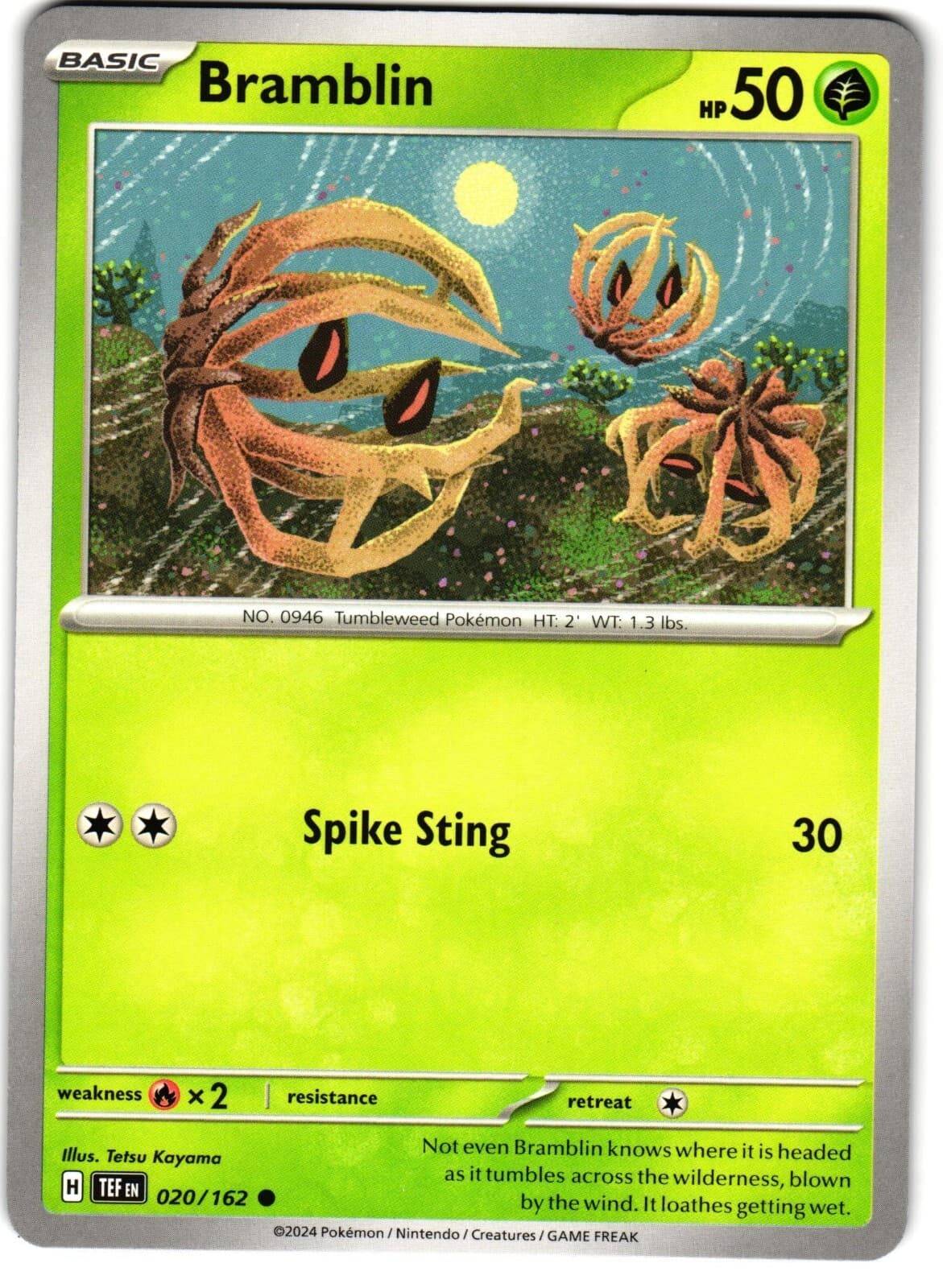 Bramblin 20/162 Pokemon SV: Temporal Forces