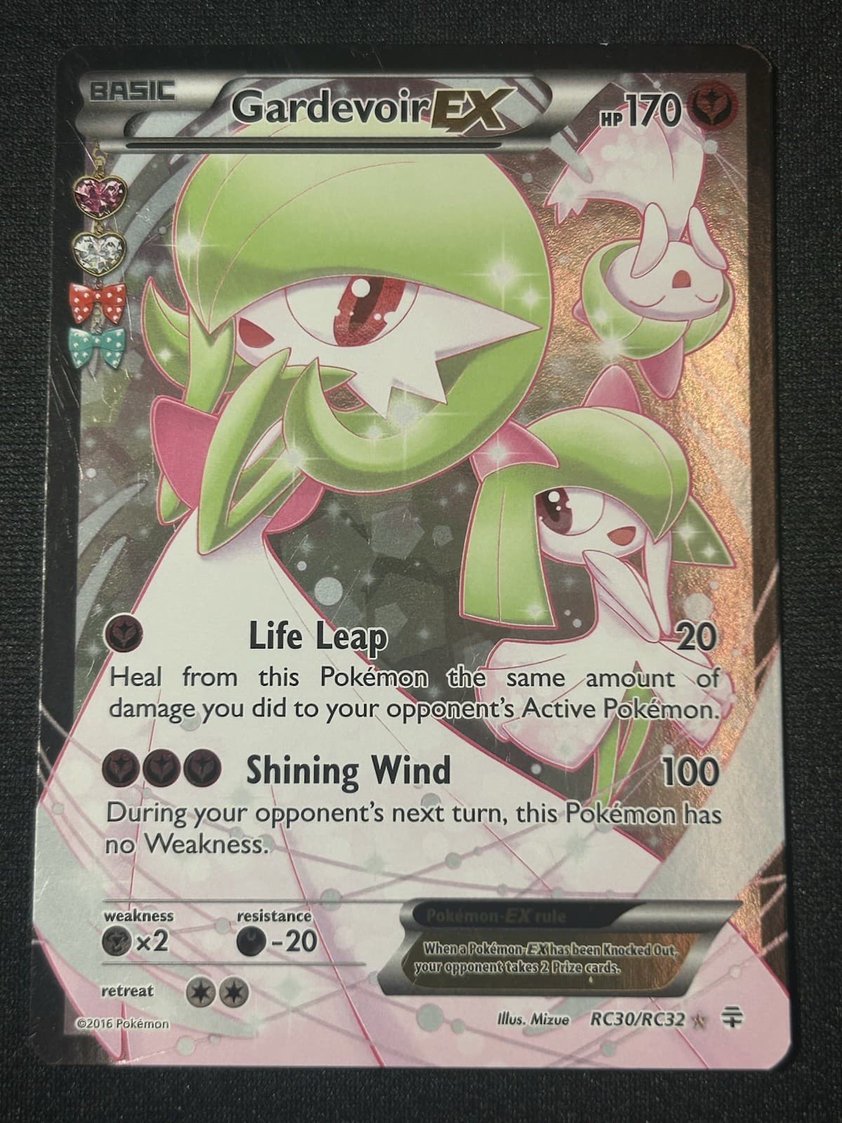 Pokemon Gardevoir EX RC30/RC32 Generations Radiant Collection LP Full Art